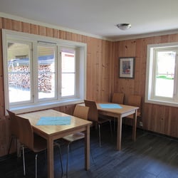 Flåm Camping og Vandrarheim - Communal kitchen.
