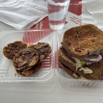Euro Star Café - Almond cookies and warm pastrami sandwich - Cafes Near Me - Tracy, California