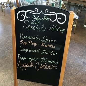 Cafe del Sol - Holiday specials - Coffee & Tea Near Me - Santa Cruz, California Cafe del Sol - Holiday specials - Coffee & Tea Near Me - Santa Cruz, California