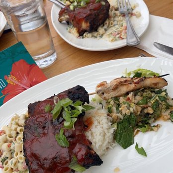 Duke's La Jolla - Ribs and Chicken Plate - New American Near Me - La Jolla, California Duke's La Jolla - Ribs and Chicken Plate - New American Near Me - La Jolla, California