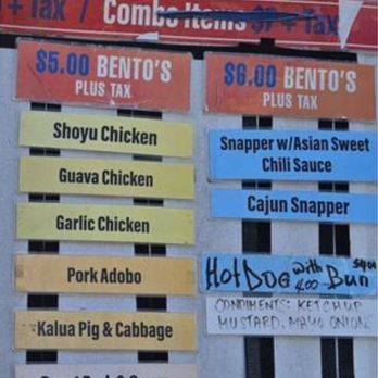 $5 Bento Box - Food Trucks Near Me - Honolulu, Hawaii