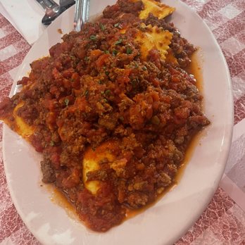 Buca di Beppo Italian Restaurant - Ravioli with Meat Sauce - Italian Near Me - Claremont, California