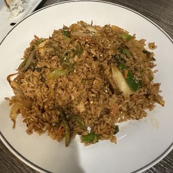 Mikato Steak & Sushi - Kimchi Fried Rice, Gluten and Dairy Free, request with Gluten Free Soy Sauce. My wife first time trying this dish and she loved it. - Sushi Bars Near Me - Owensboro, Kentucky Mikato Steak & Sushi - Kimchi Fried Rice, Gluten and Dairy Free, request with Gluten Free Soy Sauce. My wife first time trying this dish and she loved it. - Sushi Bars Near Me - Owensboro, Kentucky