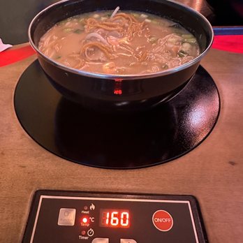 Dragon Tiger Noodle - Super cool bowl warmer at your table. It heats your bowl up fast. - Japanese Near Me - Henderson, Nevada Dragon Tiger Noodle - Super cool bowl warmer at your table. It heats your bowl up fast. - Japanese Near Me - Henderson, Nevada