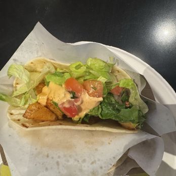 Tacotarian Henderson - Potato Breakfast Taco (at Planet Hollywood location) - Vegan Near Me - Henderson, Nevada