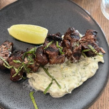 Apolonia - Harissa Spiced Lamb Skewer - Modern European Near Me - Chicago, Illinois
