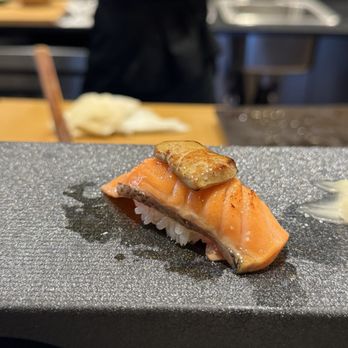 Kimyo Omakase - Salmon and foie gras - Sushi Bars Near Me - Brooklyn, New York Kimyo Omakase - Salmon and foie gras - Sushi Bars Near Me - Brooklyn, New York