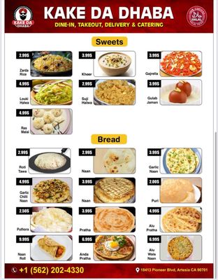 Menu photo 6 Kake Da Dhaba Artesia, CA