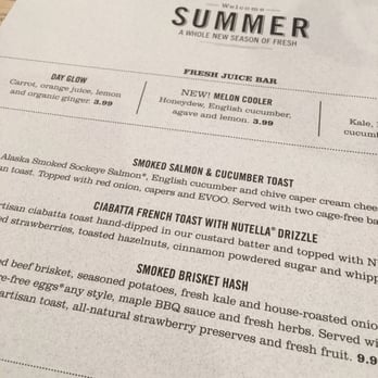 First Watch - Summer menu - Breakfast & Brunch Near Me - Cincinnati, Ohio First Watch - Summer menu - Breakfast & Brunch Near Me - Cincinnati, Ohio