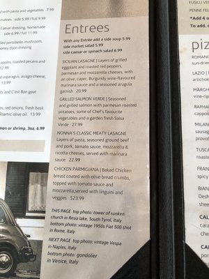 Menu photo 3 Fellini's Italian Cucina Stratford, ON Menu photo 3 Fellini's Italian Cucina Stratford, ON