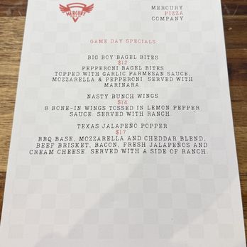 Mercury Pizza - 11/29/25 Football Game Day Specials Menu - Pizza Near Me - Hattiesburg, Mississippi Mercury Pizza - 11/29/25 Football Game Day Specials Menu - Pizza Near Me - Hattiesburg, Mississippi