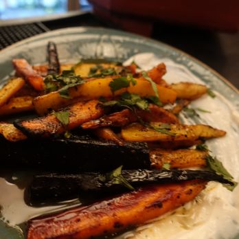 Meril - Roasted Carrots   $7 Tahini Yogurt, Mint, Honey - New American Near Me - New Orleans, Louisiana