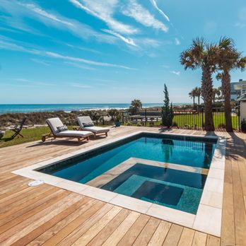 Poolside Designs - Ocean front custom swimming pool in Neptune Beach, Fl. - Pool & Hot Tub Service Near Me - Jacksonville, Florida