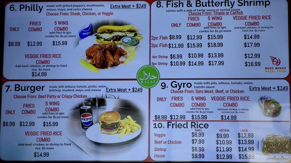 Menu photo 2 Boss Wings Halal Food Duluth, GA Menu photo 2 Boss Wings Halal Food Duluth, GA
