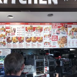 KFC - Menu