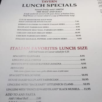 Rocco's Tavern - Lunch menu - Sports Bars Near Me - Pasadena, California Rocco's Tavern - Lunch menu - Sports Bars Near Me - Pasadena, California