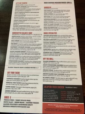 Menu photo 8 Red Door Woodfired Grill Lenexa, KS Menu photo 8 Red Door Woodfired Grill Lenexa, KS