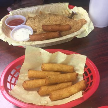 Catfish House - Catfish and jalapeño hush puppies - Seafood Near Me - Irving, Texas Catfish House - Catfish and jalapeño hush puppies - Seafood Near Me - Irving, Texas