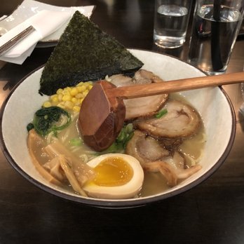 Zhen Ramen & Grill - Traditional Shoyu / Pork Ramen ($11) - Japanese Near Me - East Lansing, Michigan Zhen Ramen & Grill - Traditional Shoyu / Pork Ramen ($11) - Japanese Near Me - East Lansing, Michigan