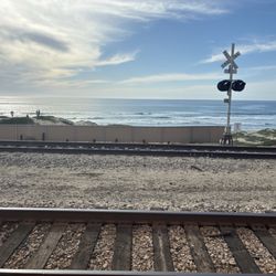 Lompc-Surf Amtrak Station - My view of the day as I wait