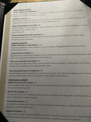 Menu photo 2 Livello Coral Springs, FL Menu photo 2 Livello Coral Springs, FL