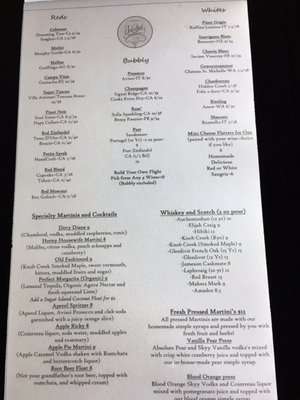 Menu photo 1 Uncorked Wine Loft Binghamton, NY