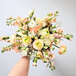 Sedgefield Florist & Gifts - TOP VIEW OF WEDDING BOUQUET