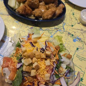 Benchwarmer Grille - Boneless wings and side salad - Sports Bars Near Me - Tower, Minnesota