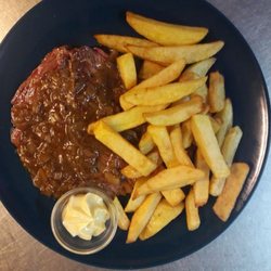 Entre Terre et Mer - Bavette sauce échalote