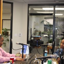 Podcast Center LA - Some photos while recording! The equipment is also state of the art!