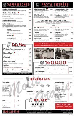 Menu photo 2 Tony's Pizza Waupun, WI Menu photo 2 Tony's Pizza Waupun, WI