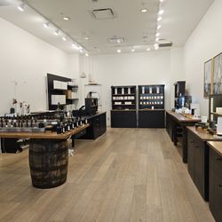 Inside the store.
