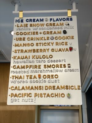 Menu photo 1 Sage Creamery Ewa Beach, HI