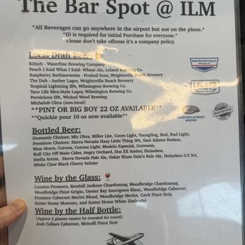 Tailwind Concessions - Drink menu - Burgers Near Me - Wilmington, North Carolina Tailwind Concessions - Drink menu - Burgers Near Me - Wilmington, North Carolina