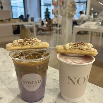 Nomad Chicago - ube tiramisu iced & hot - Cafes Near Me - Chicago, Illinois