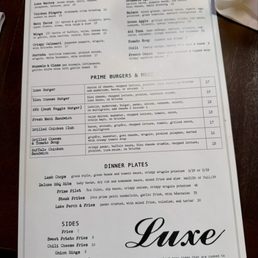 Food menu Food menu
