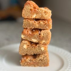 Life is Shortbread Cookie - Salted Caramel Blondies