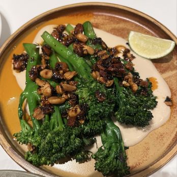 Ottolenghi Spitalfields - Grilled broccolini - Mediterranean Near Me - London, XGL