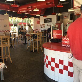 Five Guys - Dining area - Burgers Near Me - Round Rock, Texas