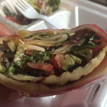 Salade Ensaladas - The chicken wrap with veggies and ranch chipotle dressing - Juice Bars & Smoothies Near Me - Playa del Carmen, ROO