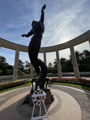 Time Capsule at Normandy American Cemetery and Memorial by null