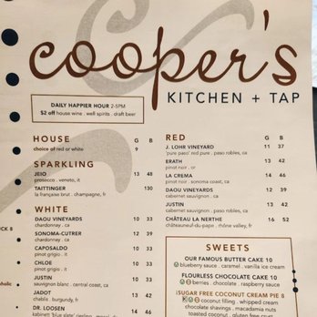 Cooper's Kitchen + Tap - New American Near Me - Las Vegas, Nevada Cooper's Kitchen + Tap - New American Near Me - Las Vegas, Nevada