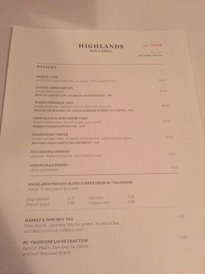 Menu photo 8 Highlands Bar & Grill Birmingham, AL Menu photo 8 Highlands Bar & Grill Birmingham, AL