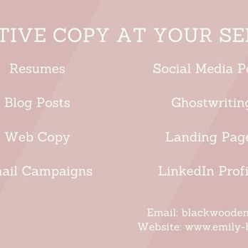 Emily Blackwood - Editorial Services Near Me Emily Blackwood - Editorial Services Near Me