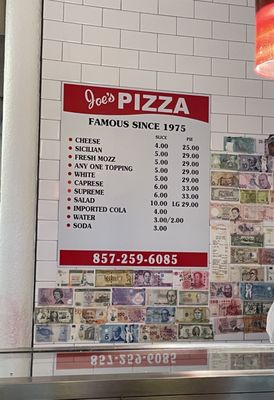 Menu photo 5 Joe's Pizza Cambridge, MA