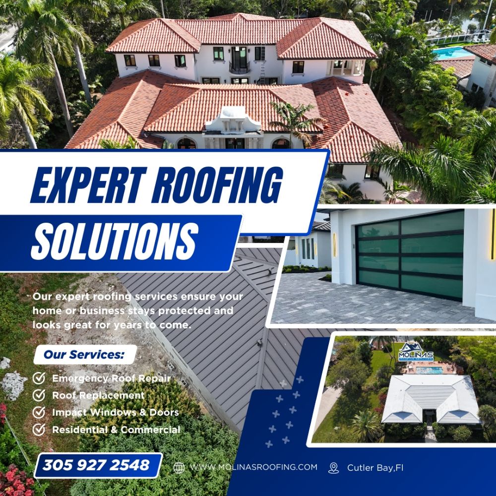 Slide of Molina's Roofing Services