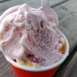 Strawberry and Peach Ice Cream Strawberry and Peach Ice Cream
