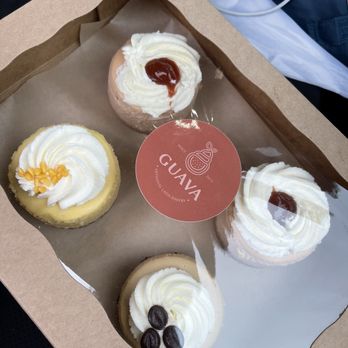 Guava Artisanal Latin Bakery - Guava cheesecake, coffee cheesecake and Passion fruit cheesecake. - Desserts Near Me - Fairfax, Virginia Guava Artisanal Latin Bakery - Guava cheesecake, coffee cheesecake and Passion fruit cheesecake. - Desserts Near Me - Fairfax, Virginia