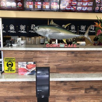 Domo Cafe Kahala - Menu board and cool name plaque - Sushi Bars Near Me - Honolulu, Hawaii