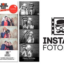 Instant Fotobox - Fotostrookjes van onze photobooth zijn tailormade maatwerk. Met uw logon uw slogan